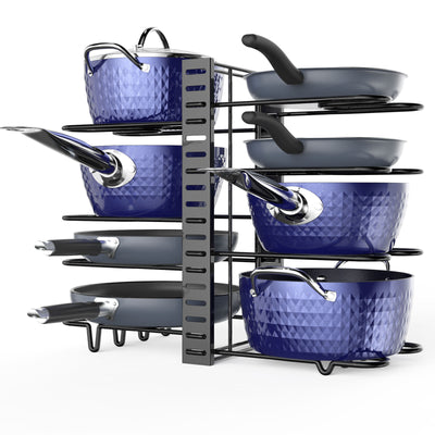 Pot Racks  Adjustable Pot Rack  8 Tier Pot Racks  PotRack  KitchenOrganization  AdjustablePotRack  KitchenStorage  OrganizedKitchen  HomeOrganization  SpaceSaver  KitchenEssentials  StorageSolutions  DeclutterYourHome